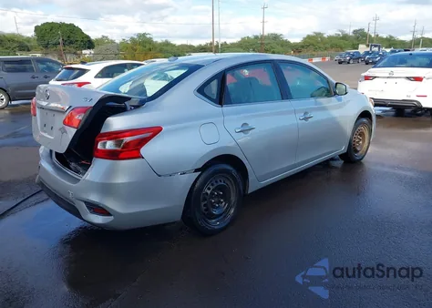 2016 Nissan Sentra S из США, поврежденный, VIN 3N1AB7AP8GL650441